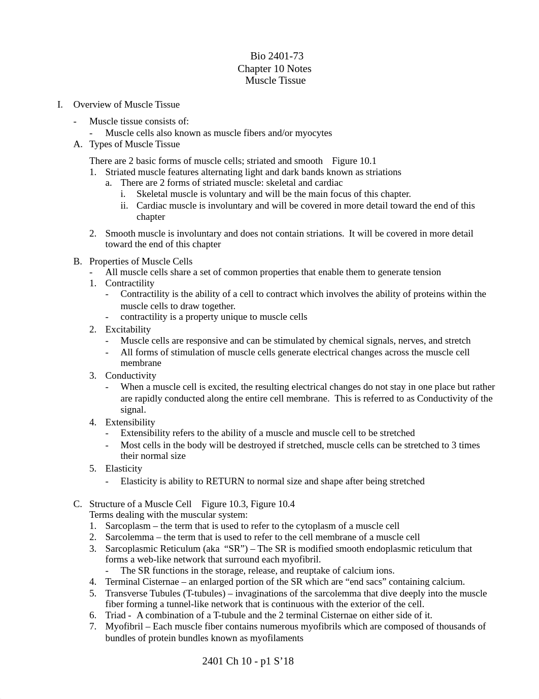 2401 AM Ch 10 Muscle Tissue and Physiology.doc_didaokl0l3l_page1