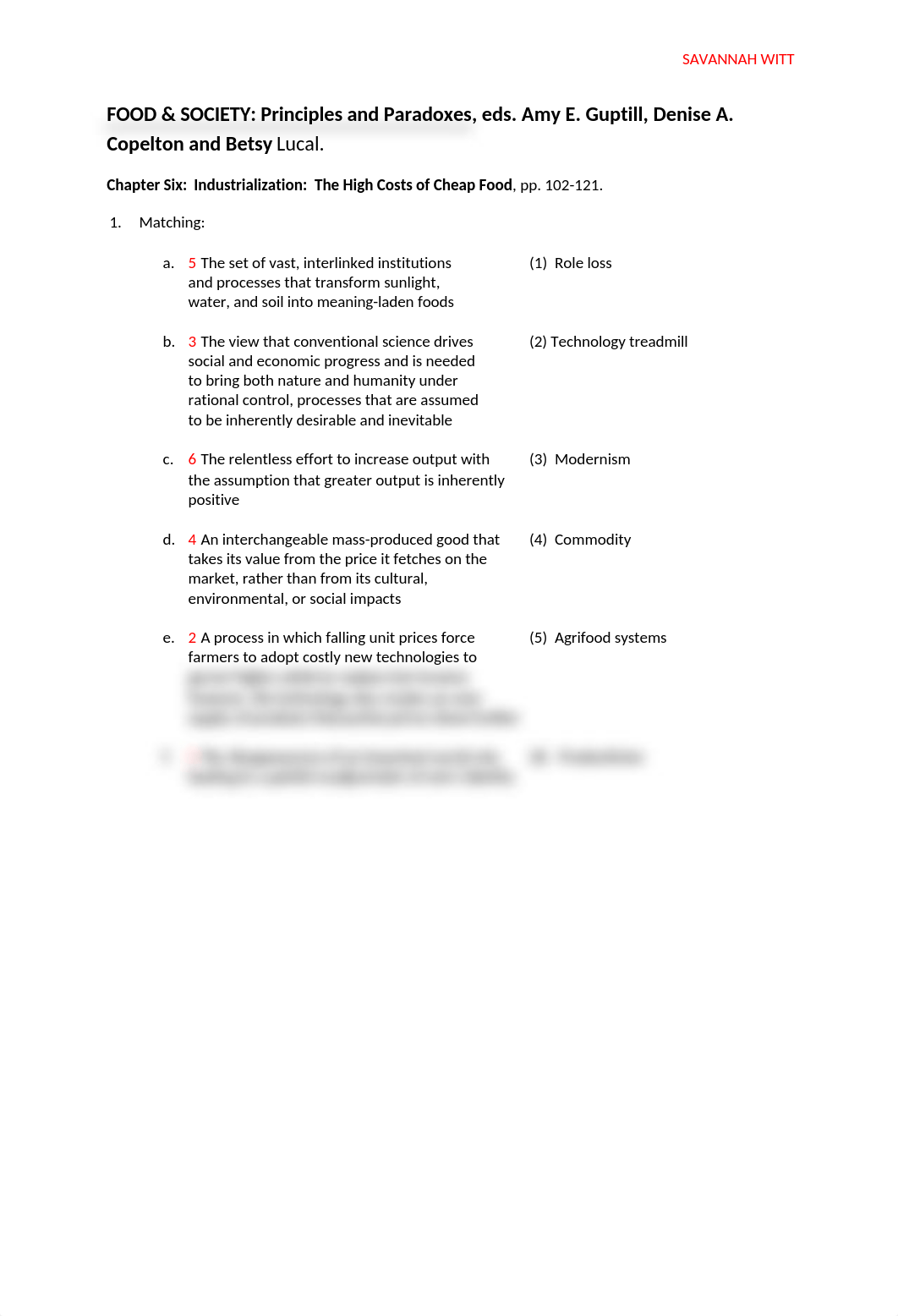 Food and Society, Guptill  Chapter Six REVISED worksheets (2)_didczu9nsdi_page1