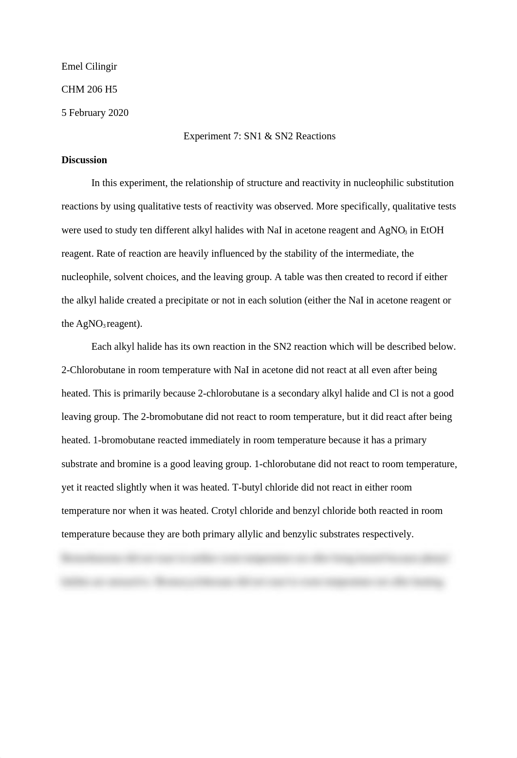 SN1 & SN2 Reactions Experiment 7 Lab Report.docx_didnkhdr77j_page1