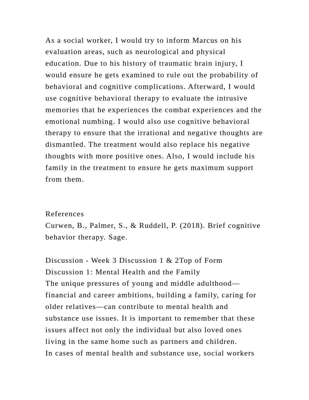 2Discussion 1 - Week 3 My DiscussionDiscussion 1 Mental Hea.docx_didvfwq6di8_page3