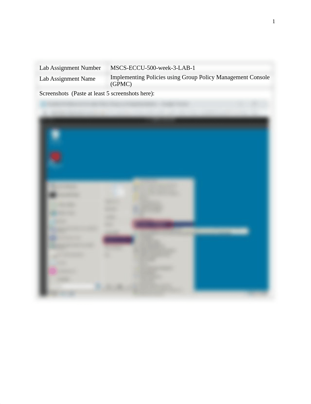 Week 3 Lab Assignment 1 Implementing Policies using Group Policy Management Console (GPMC).docx_didww2qe72b_page1