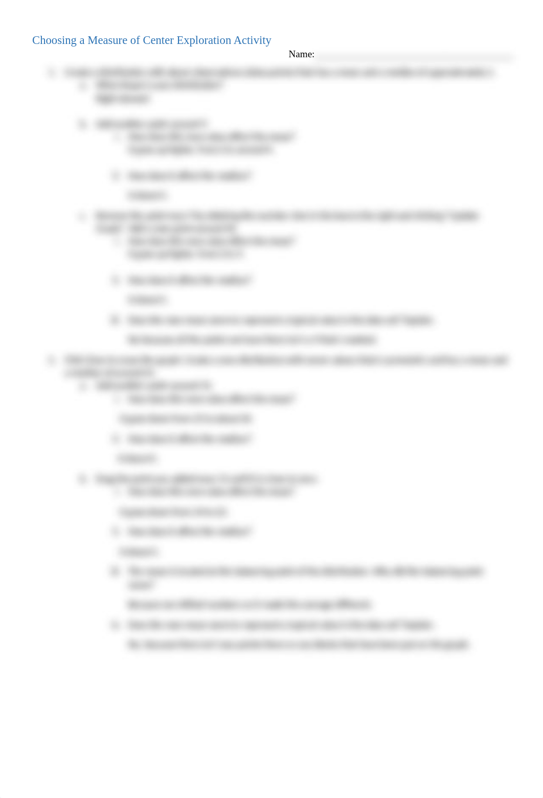 Choosing a Measure of Center and Making the Data Activities- Statistics.docx_die15169a4j_page2