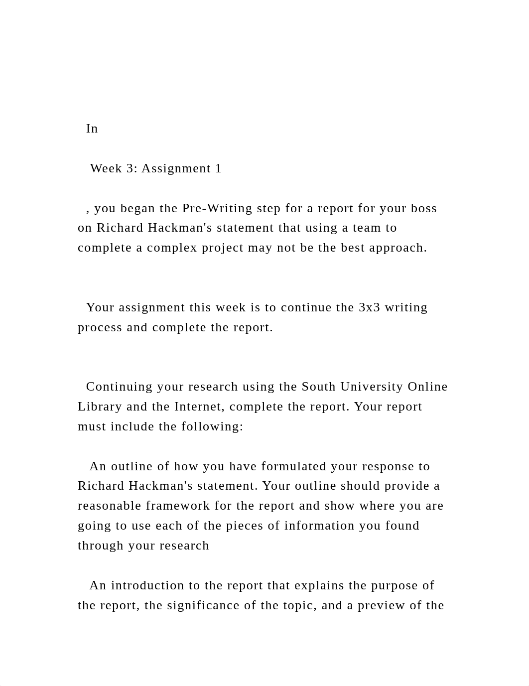 In     Week 3 Assignment 1    , you began the Pre-Writing .docx_die9vowmrch_page2