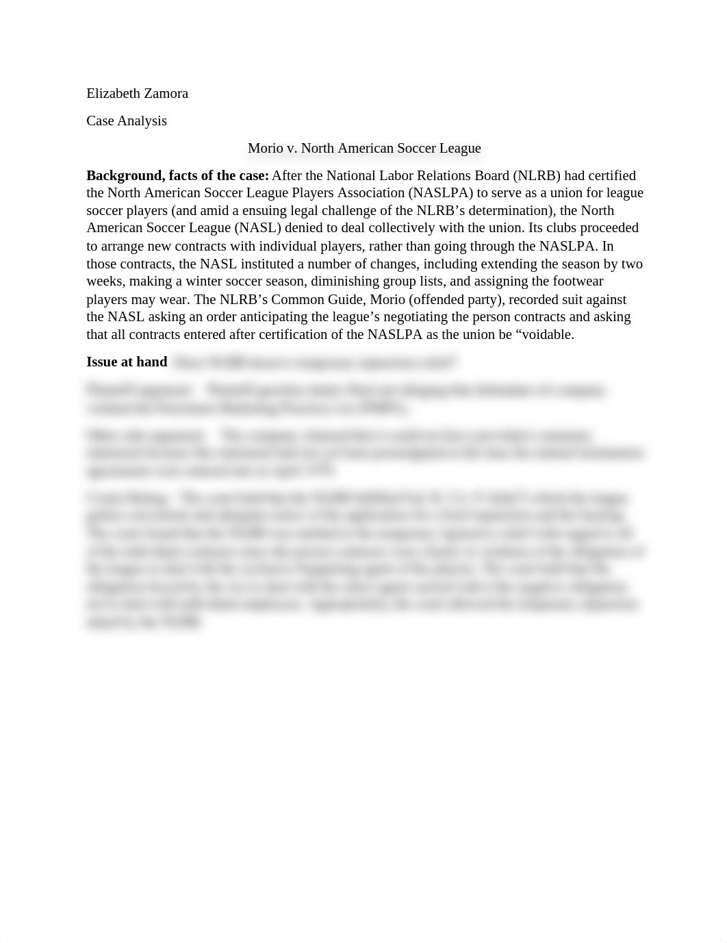 Morio v. North American Soccer League case study.docx_diei1b0bek9_page1