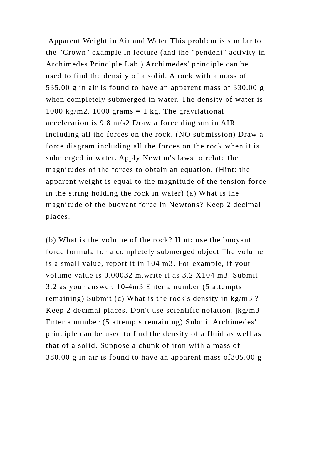 Apparent Weight in Air and Water This problem is similar to the Crow.docx_dif0kcgkwwk_page2