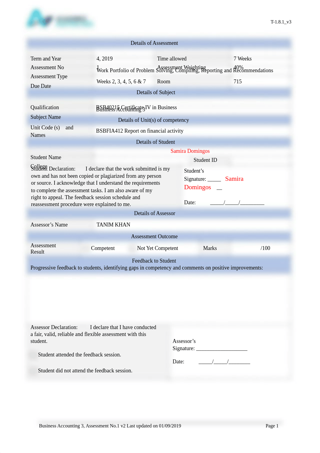 Assessment I - Business Accounting 3.docx_dif57kp16ts_page1