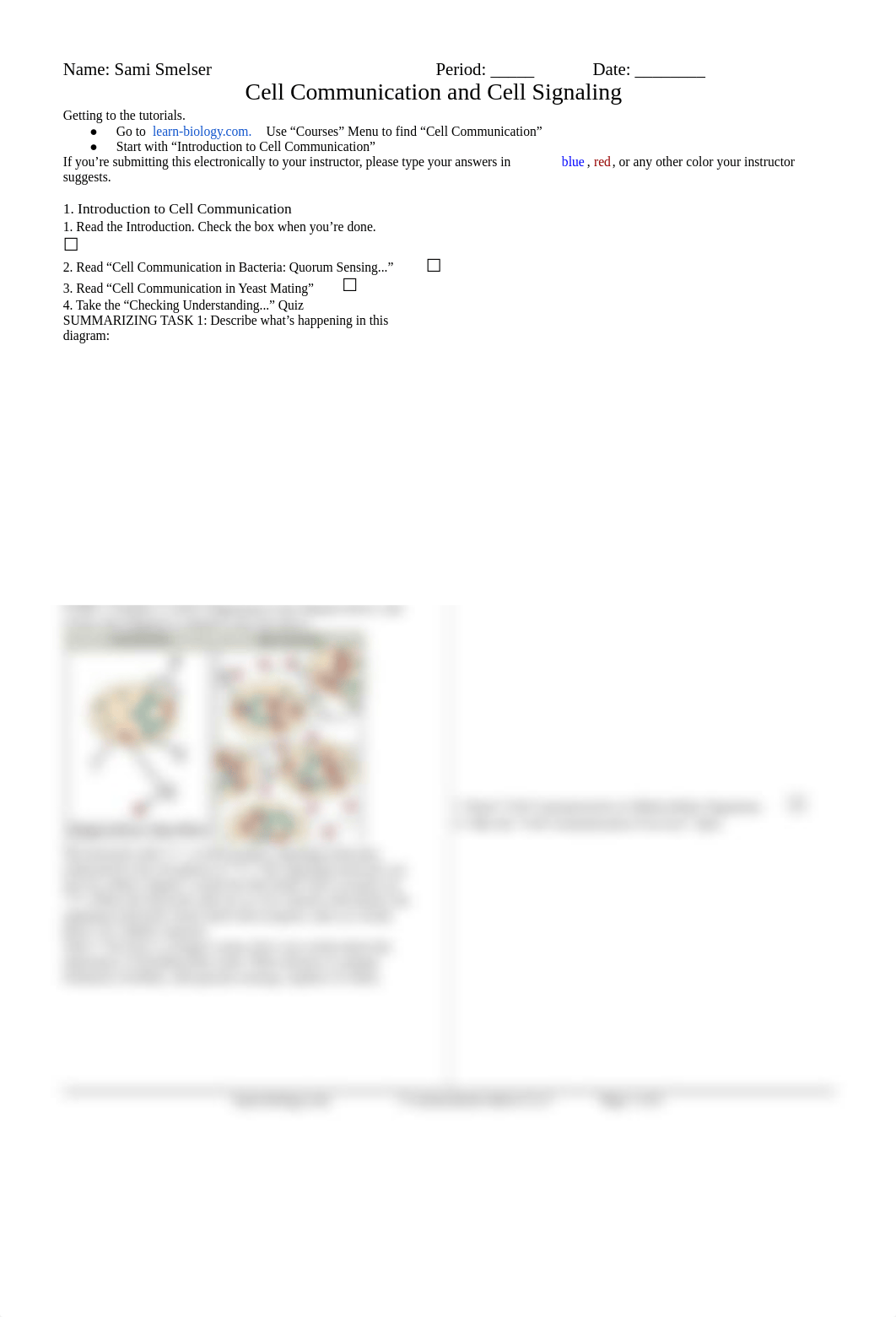 Cell communication, cell signaling LB student learning guide, 2020.pdf_dif7sr26wtz_page1