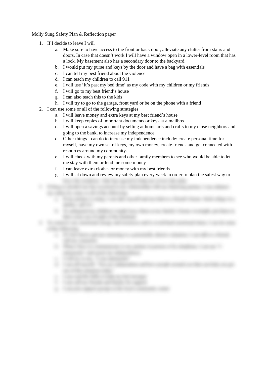 Molly Sung Safety Plan And Reflection Paper.docx_difcd16jqll_page1