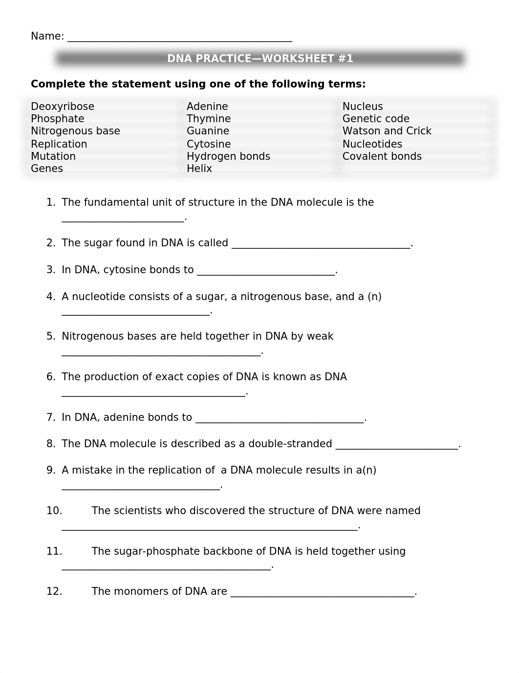 DNA and RNA Worksheets--Acc Bio 2014.docx_difhnbb4gis_page1