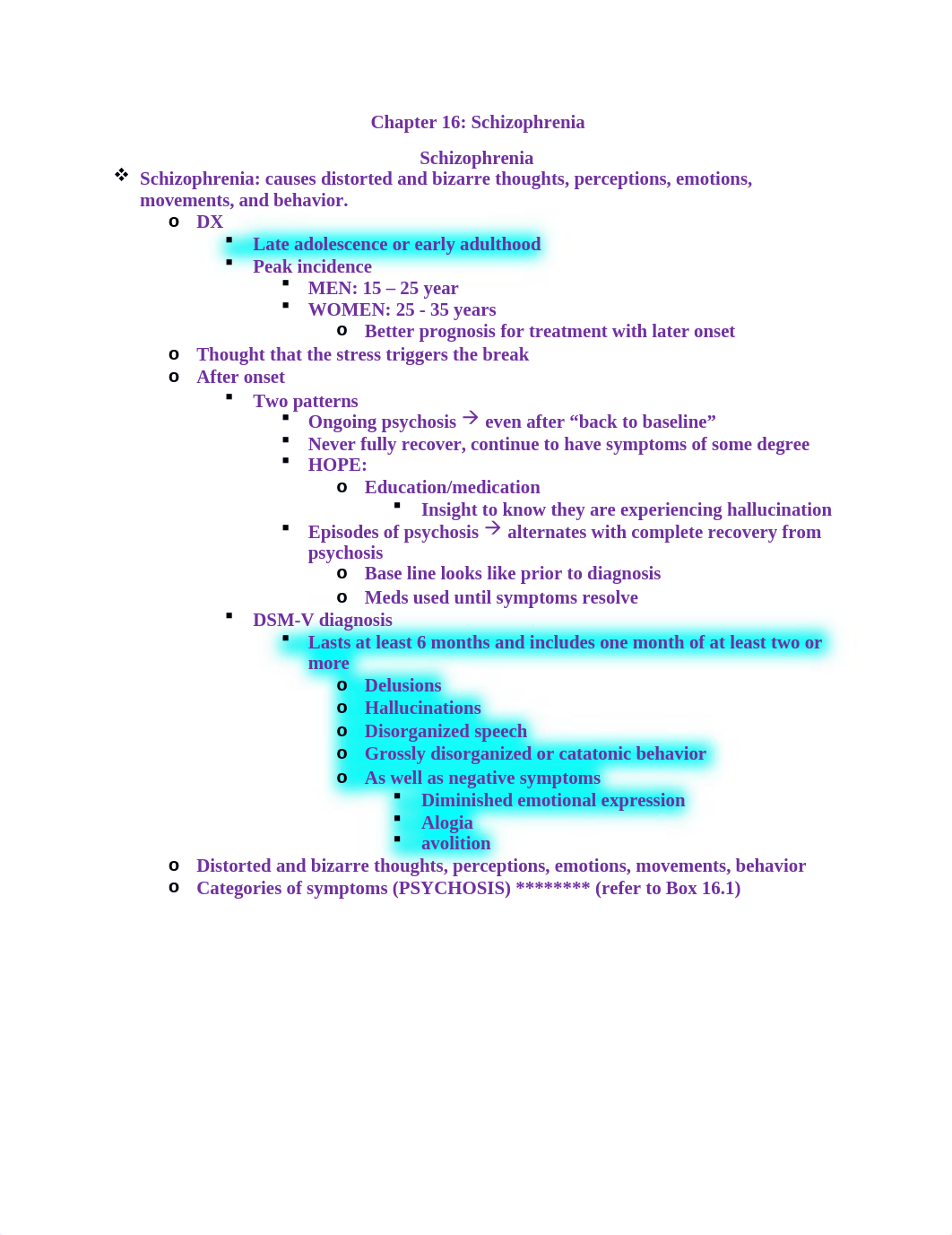 Chap 16 Schizophrenia .docx_difiiaitj4v_page1