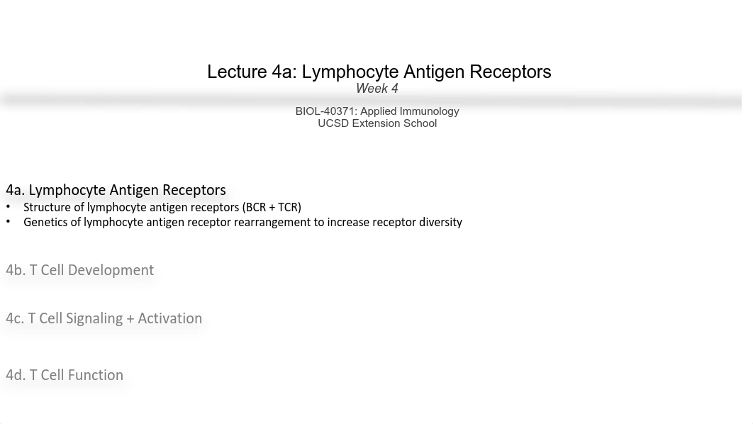 Lecture 4a_Lymphocyte Antigen Receptors.pdf_difm9i0oq9i_page1