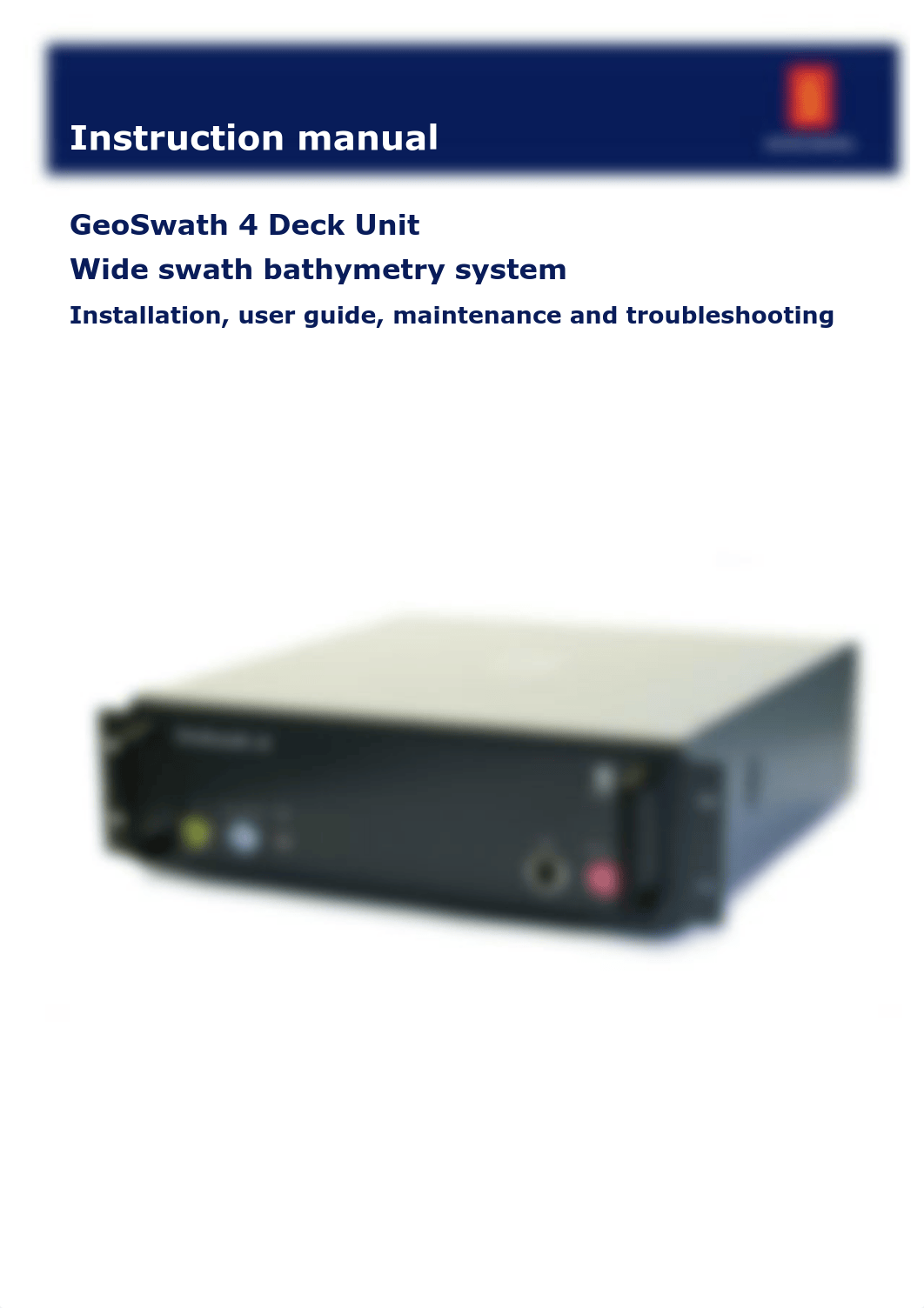 MBES - GS401-6100_BA (GeoSwath 4 Deck Unit Operation Manual).pdf_difpklcqcsn_page1