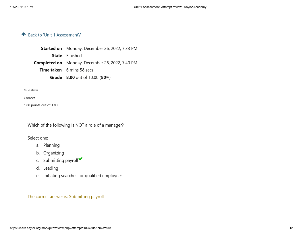 BUS 208 Unit 1 Assessment_ Attempt review _ Saylor Academy.pdf_dig5bgncl6i_page1