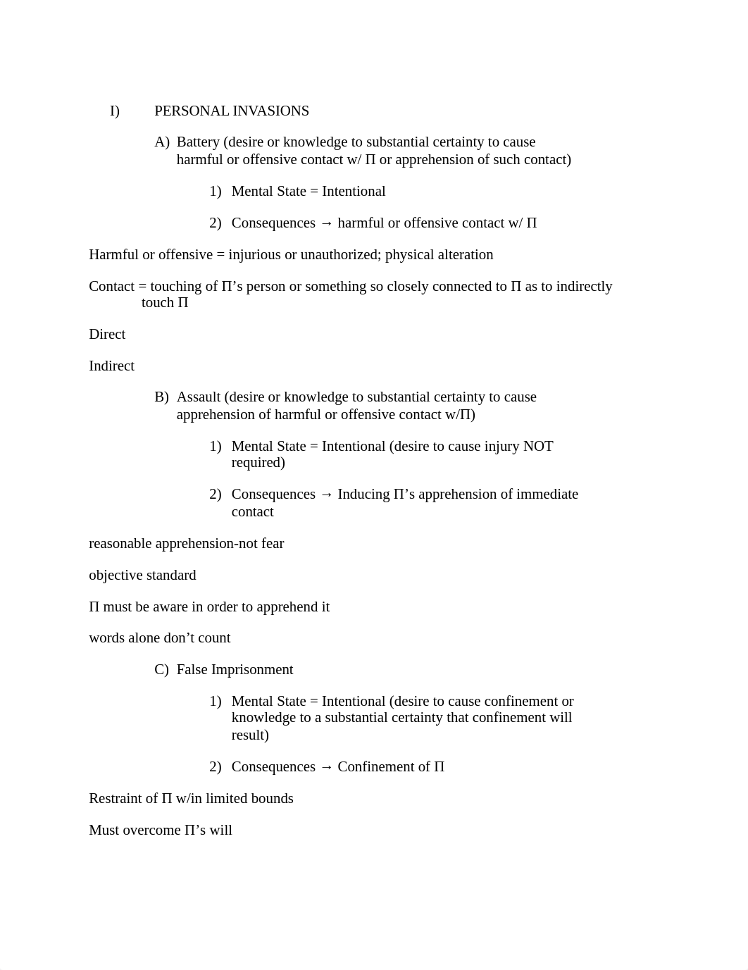 TORTS 1 Outline Delman_digcnv41ohd_page1