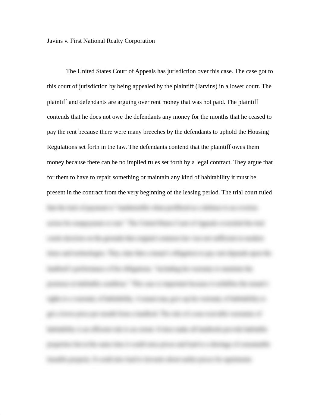 Javins v. First National Realty Corporation_digiqlknza2_page1