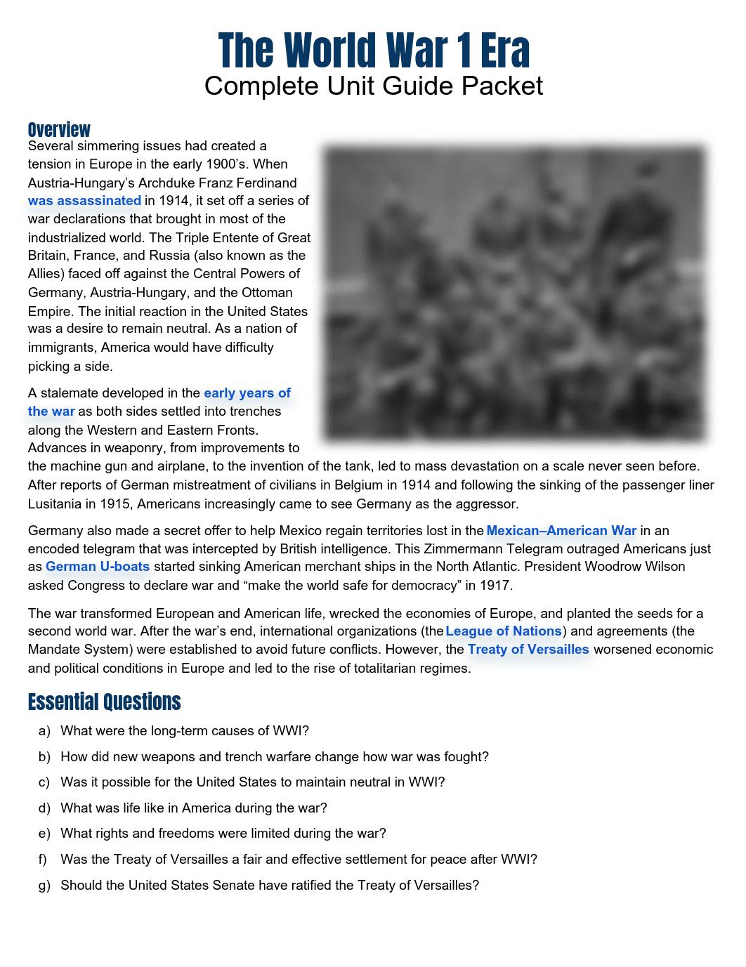 World War 1 Unit Packet.pdf_digqxc8977f_page1