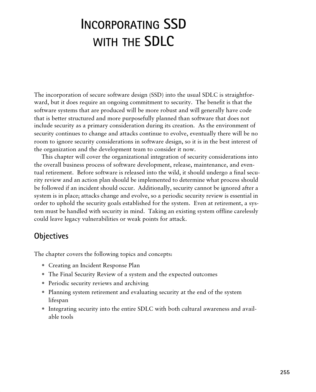 Lesson 18 Chapter 11 - Incorporating SSD with the SDLC - Secure Software Design.pdf_digr76fitrh_page1