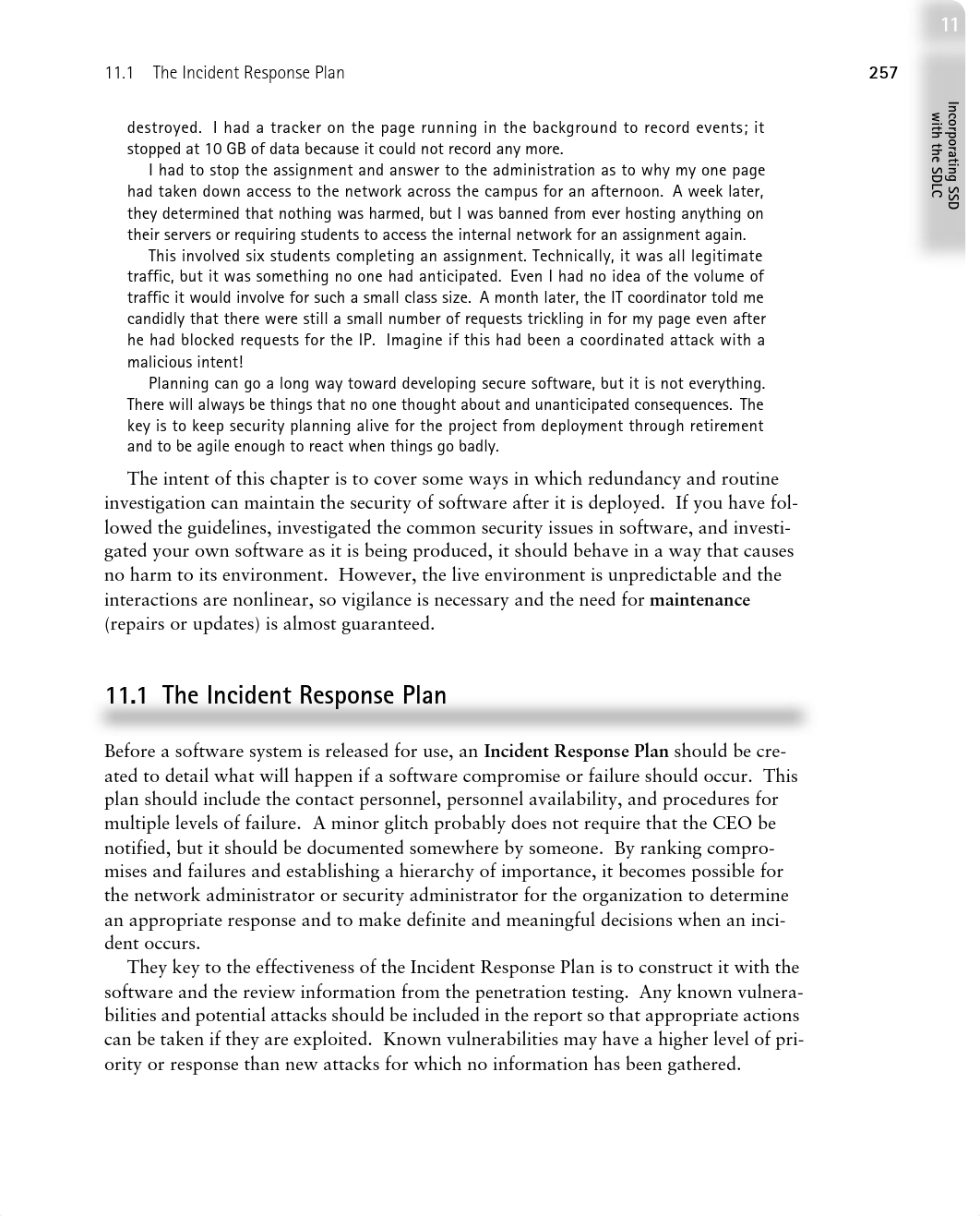 Lesson 18 Chapter 11 - Incorporating SSD with the SDLC - Secure Software Design.pdf_digr76fitrh_page3