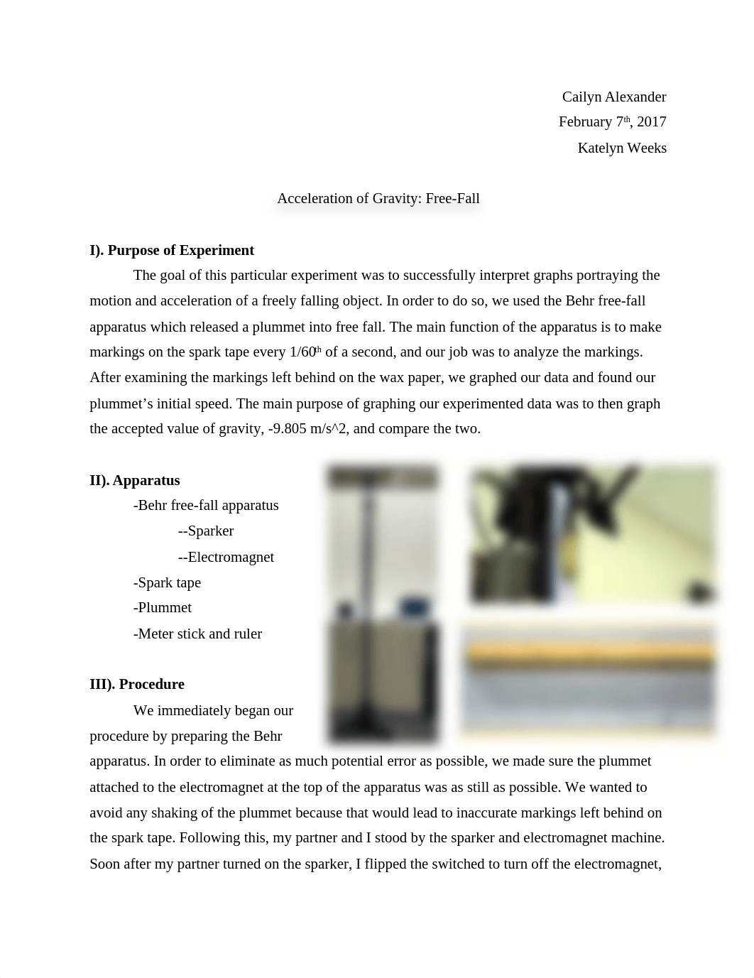 Physics Lab Report - Free Fall_digwsa7i6g8_page1