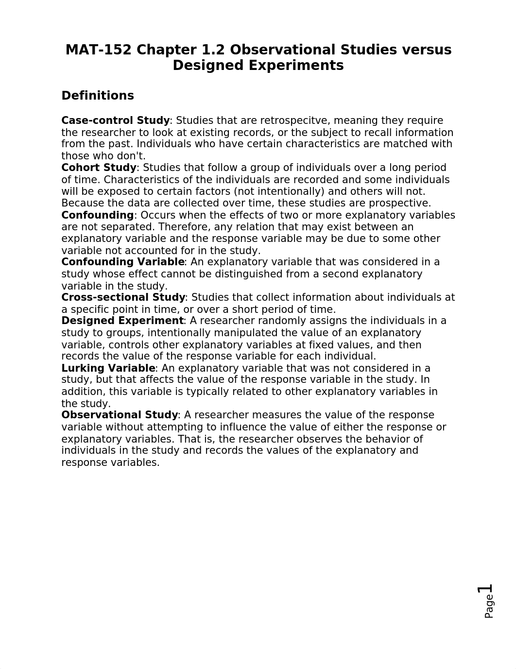 MAT-152 Chapter 1.2 Observational Studies versus Designed Experiments.docx_dih809hz12z_page1