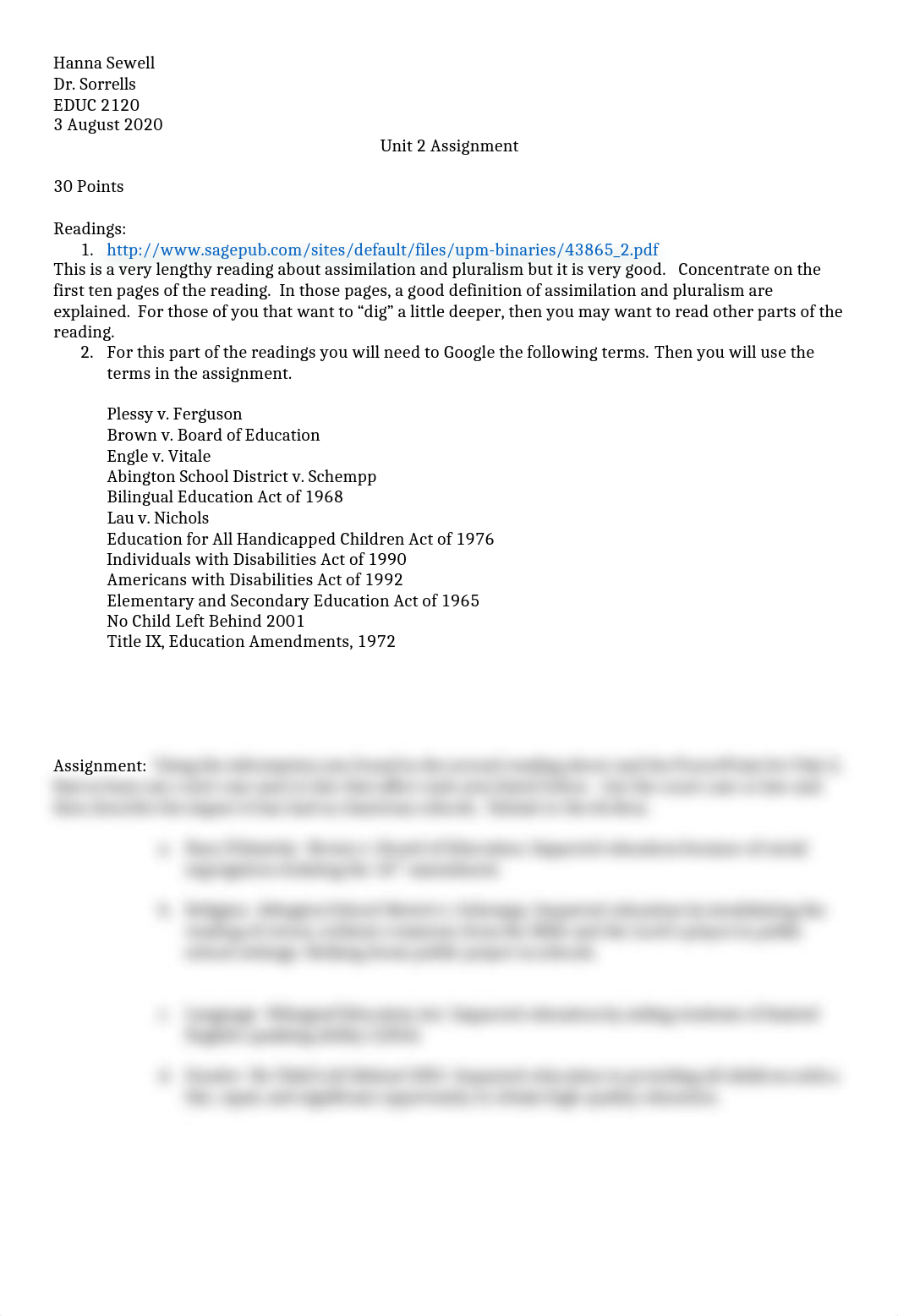 Unit 2 assignment for educ 2120.doc_dihaolxet2s_page1