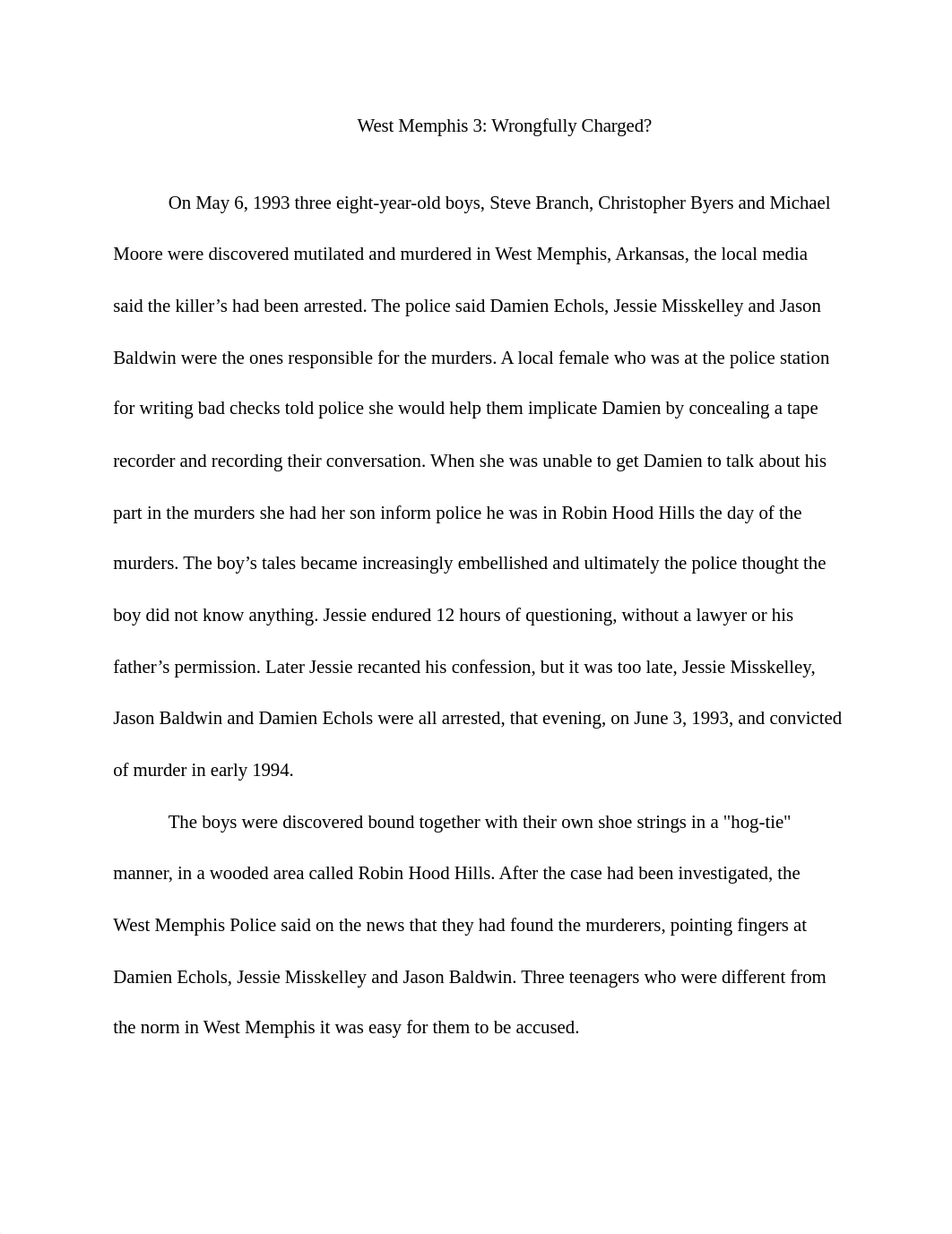 Week 6 First 3 Pages of Final Essay_dihbihhuho9_page1