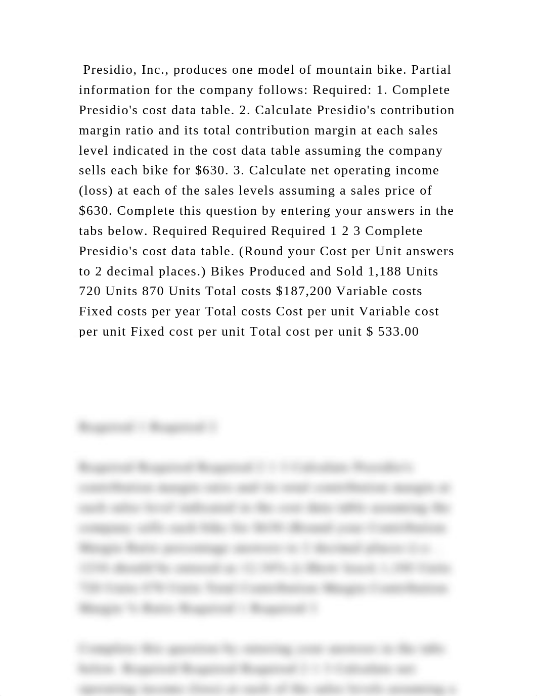 Presidio, Inc., produces one model of mountain bike. Partial informat.docx_dihjddgnpbt_page2