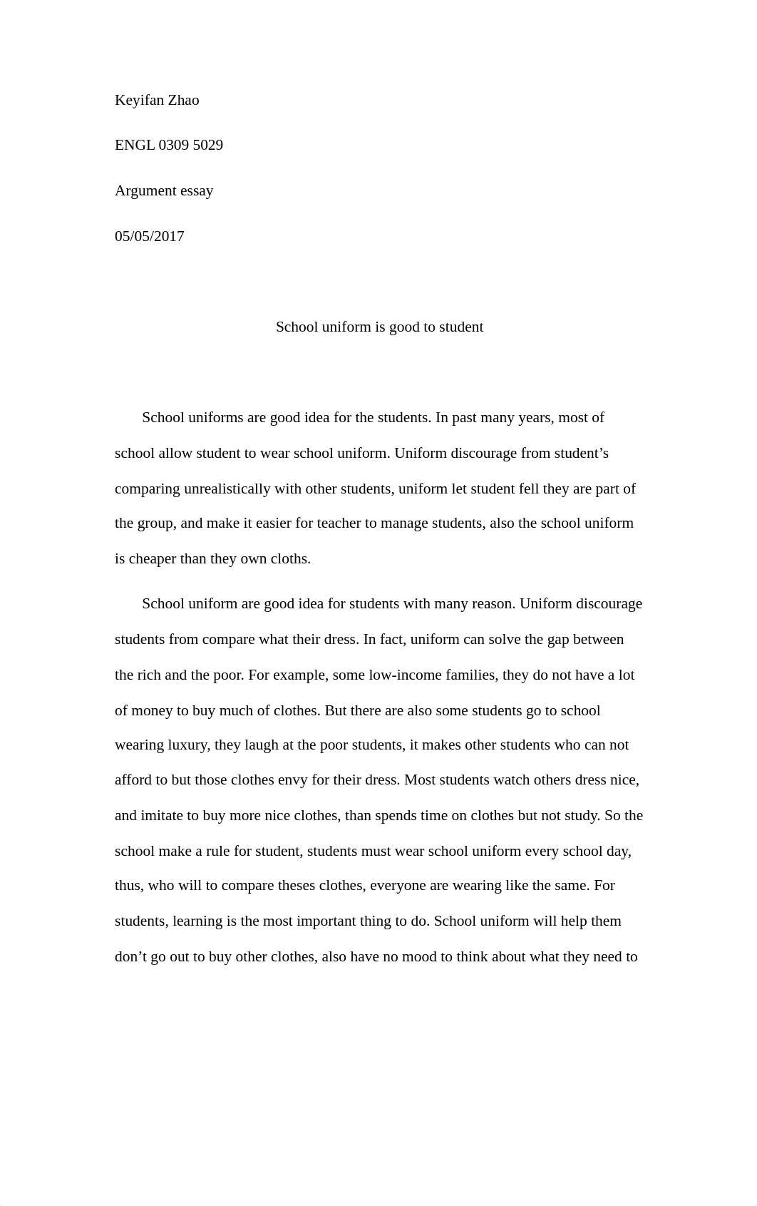 Keyifan Zhao ENGL 0309 argument essay_dii1na6mtfc_page1