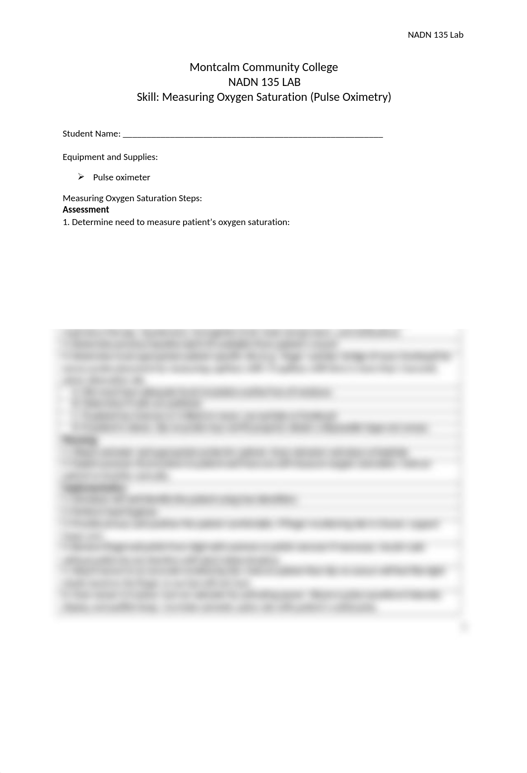 NADN 135 lab check off for Measuring Oxygen Saturation (Pulse Oximetry).docx_dii918am04m_page1