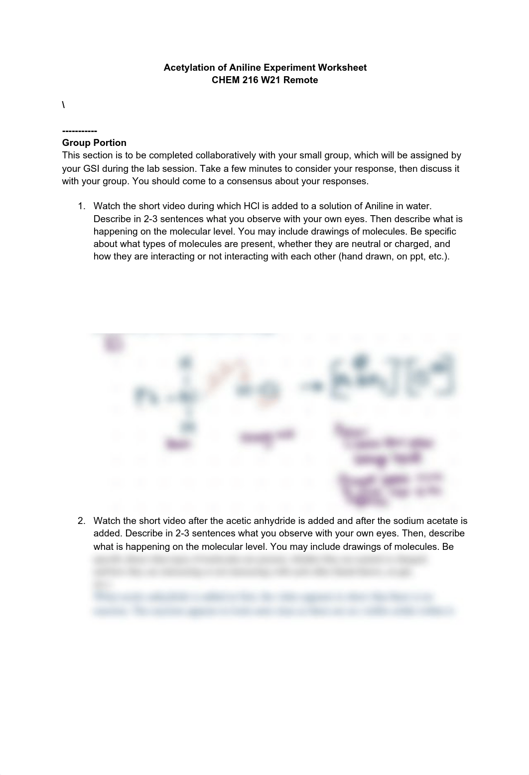 Acetylation of Aniline Worksheet Remote_Jan 24.docx.pdf_diibv8m4cp3_page1