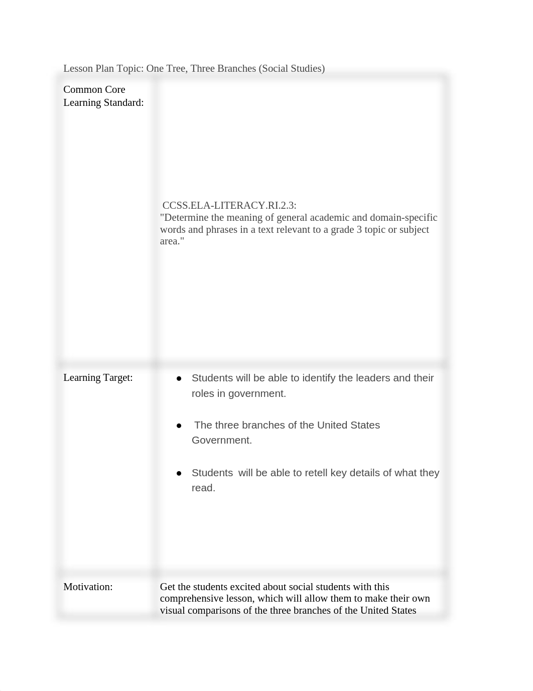 One Tree, Three Brances Social Studies Lesson Plan 1.docx_diiouhwr4og_page1