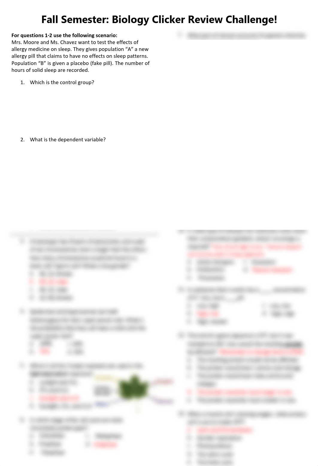 Fall Semester Biology Clicker Review Challenge Updated_ANSWERS.pdf_diiri4m7euy_page1