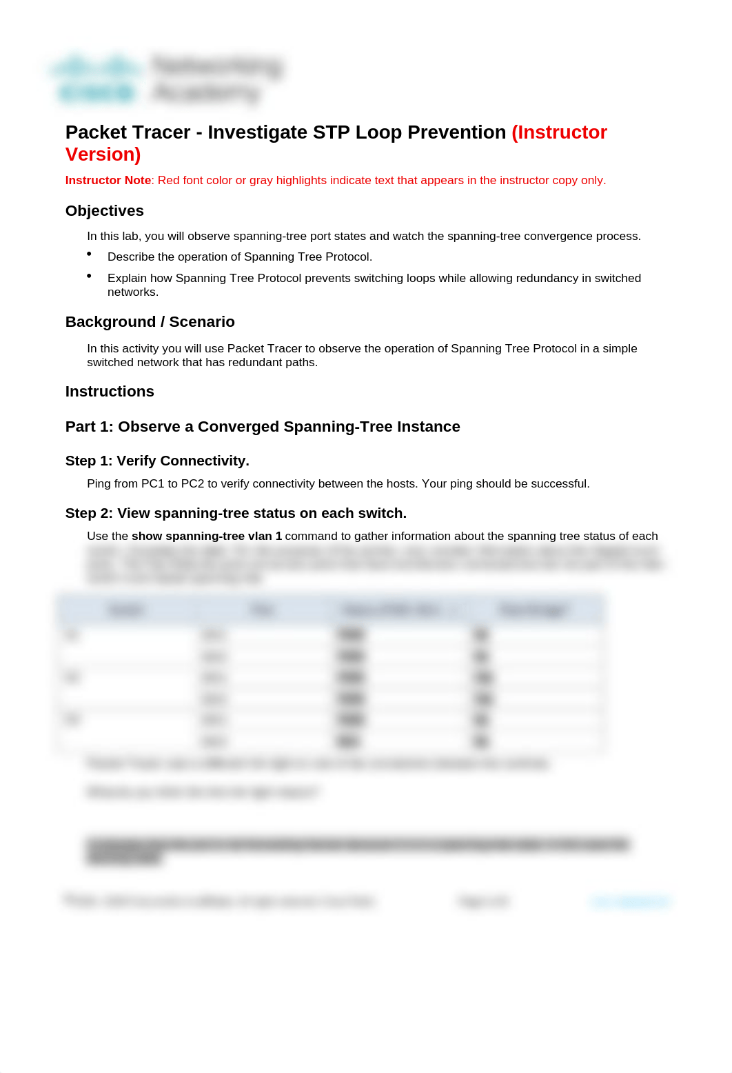 5.1.9 Packet Tracer - Investigate STP Loop Prevention - ILM.docx_diitpxkrpyv_page1