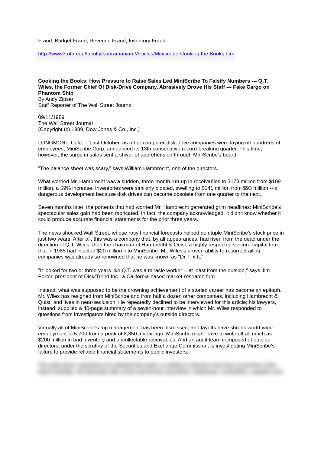 Ch18 Revenue Inventory Budget Fraud Miniscribe Wall Street Journal_dije3noukja_page1