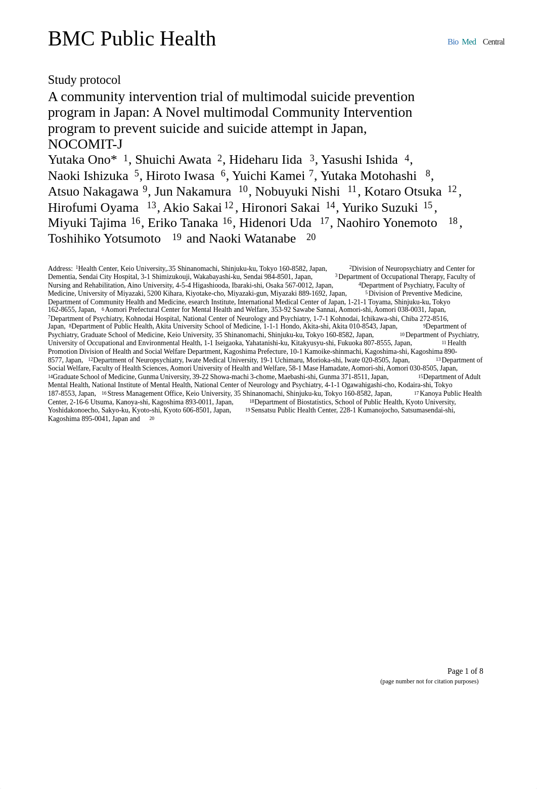 Ono's Community Intervention Trial of Multimodal Suicide Prevention Program in Japan_dijys89rp4a_page1