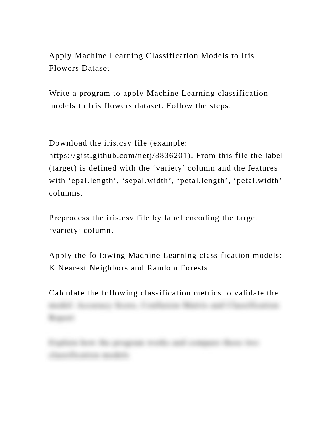 Apply Machine Learning Classification Models to Iris Flowers Dataset.docx_dik1kjfn4si_page2