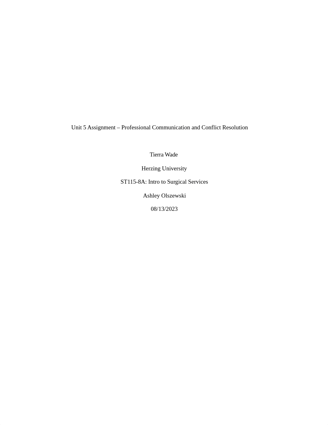 Unit 5 Assignment - Professional Communication and Conflict Resolution - Copy.docx_dik5qxykj9g_page1