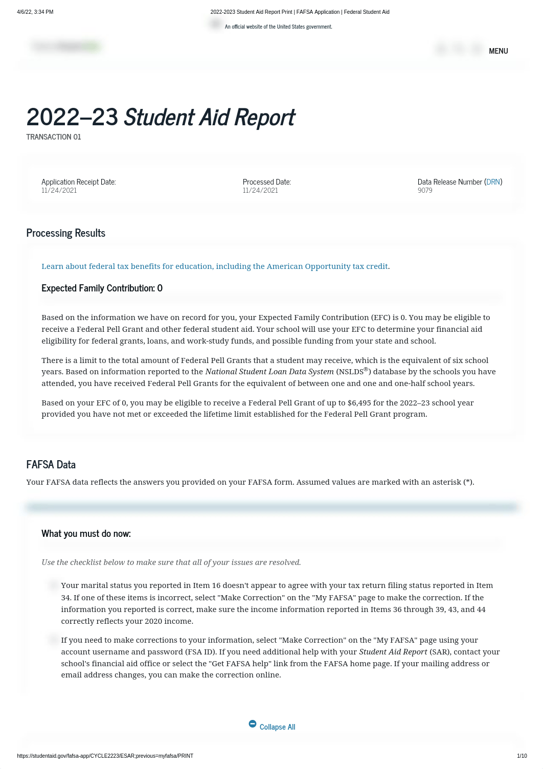 2022-2023 Student Aid Report Print _ FAFSA Application _ Federal Student Aid.pdf_dik64zbxhd7_page1