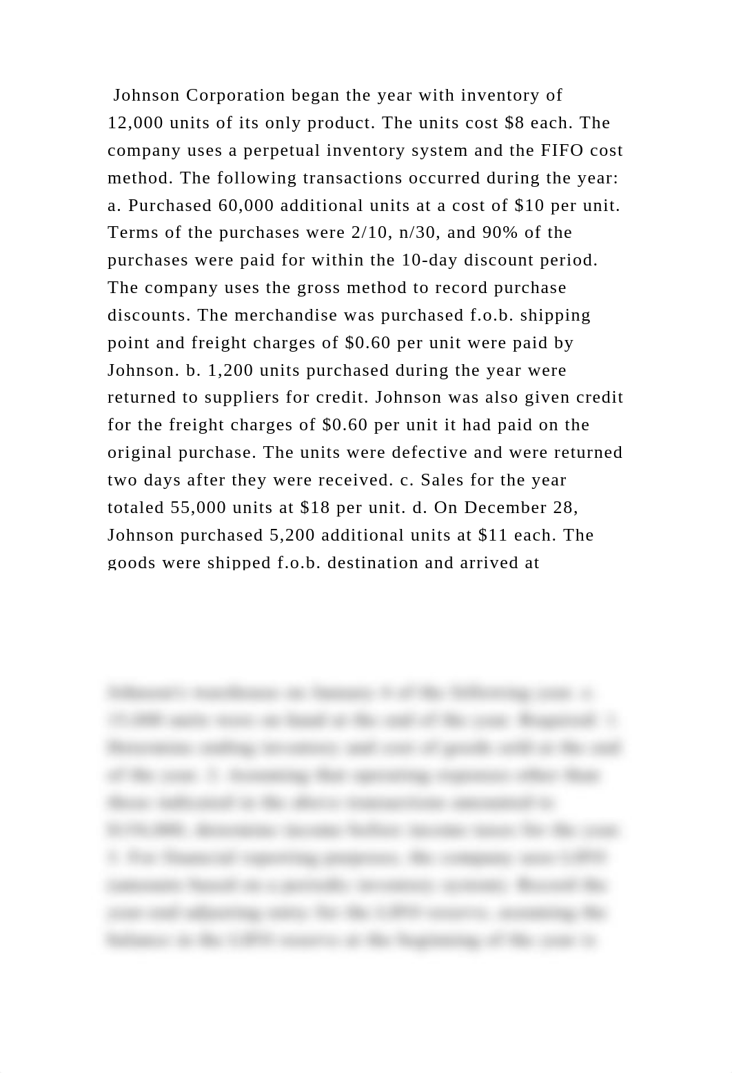 Johnson Corporation began the year with inventory of 12,000 units of .docx_dikii7x5dk7_page2