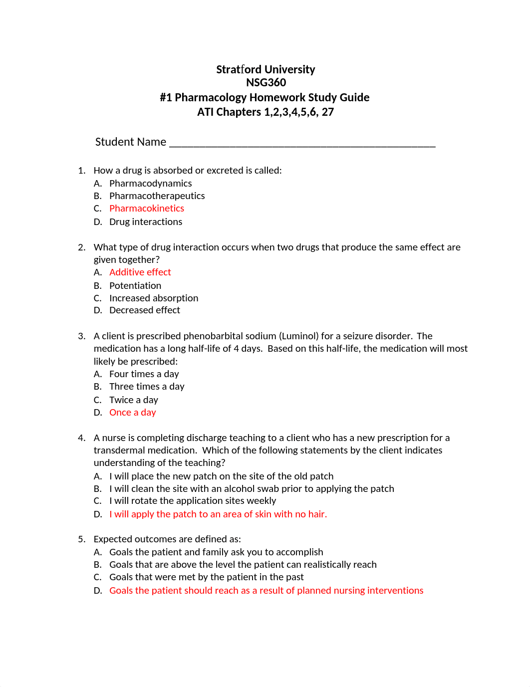 #1  Pharmacology Homework Study Guide.docx_diktnlcyluf_page1