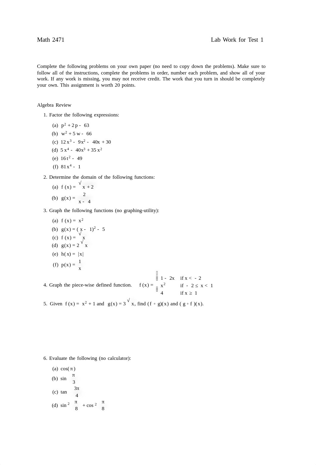 MATH 2471- Lab Work for Test 1.pdf_dikvjbufcn9_page1