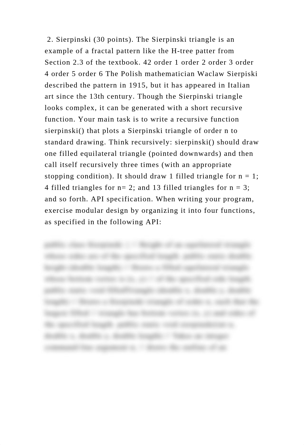 2. Sierpinski (30 points). The Sierpinski triangle is an example of a.docx_dikwg9v0jb8_page2