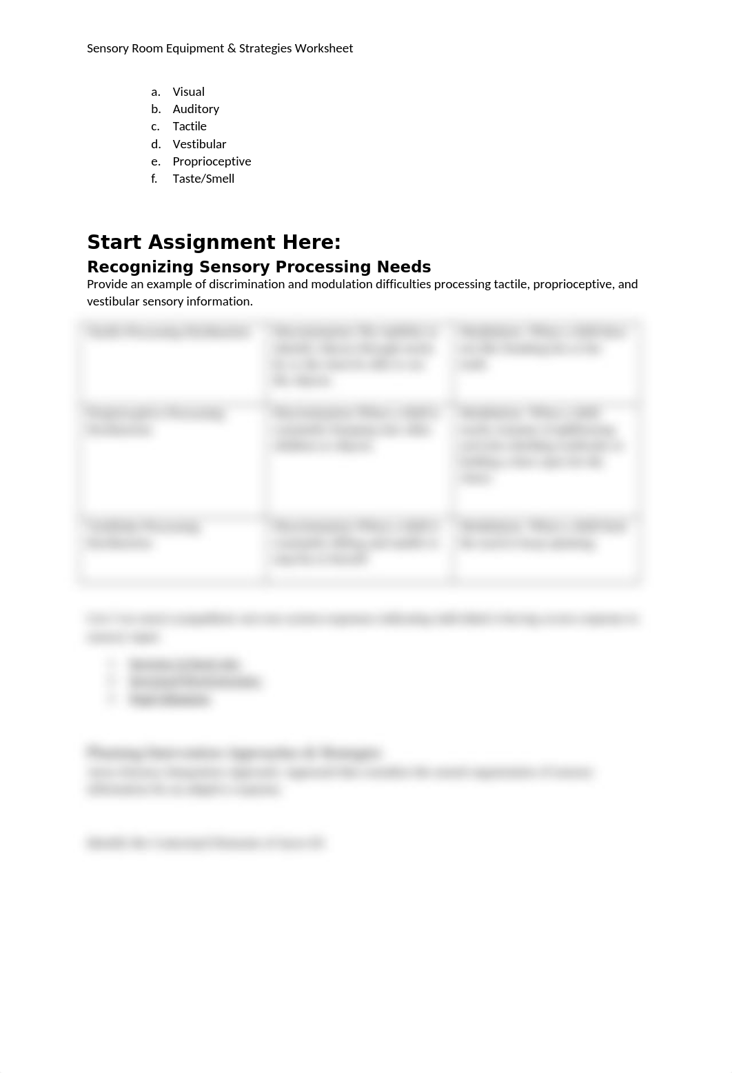 Sensory Room Equipment and Strategies Worksheet.docx_dilg2kcv6oj_page2