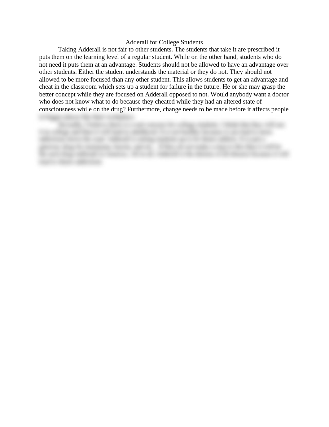 Psycholgy- Adderall Essay.docx_dilgnrxeekr_page1