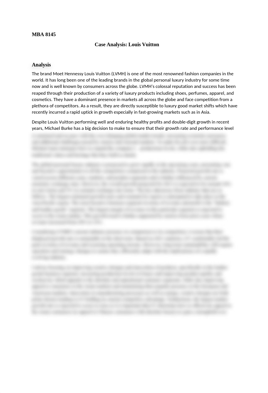 MBA 8145 - Louis Vuitton Case Write Up.docx_diliemcwafi_page1