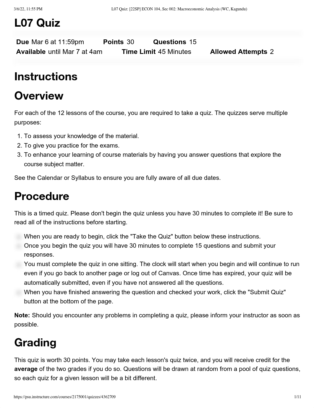 L07 Quiz_2 [22SP] ECON 104, Sec 002_ Macroeconomic Analysis (WC, Kagundu).pdf_dilujfj9fec_page1