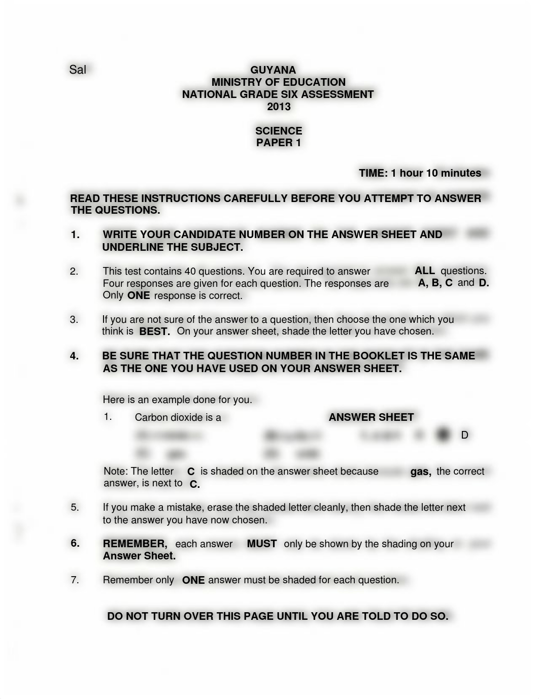 National Grade 6 Assessment - 2013 - Science P1.PDF_dima2njzm37_page1