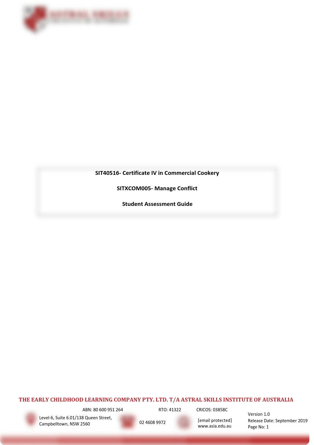 SITXCOM005- Manage Conflict Student guide New.pdf_dimgxbdt710_page1