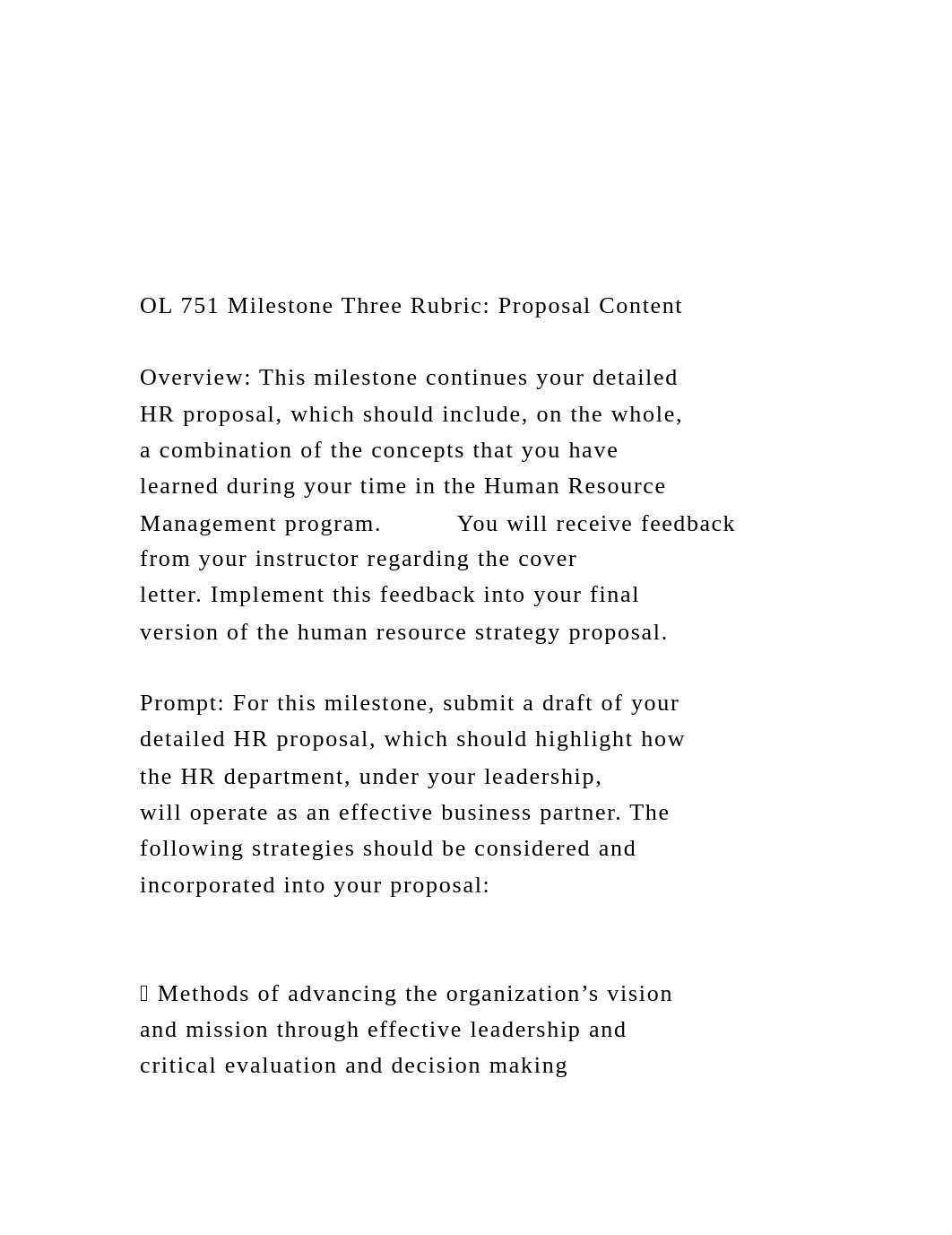 OL 751 Milestone Three Rubric Proposal Content  Overvie.docx_dimjso7hzzy_page2