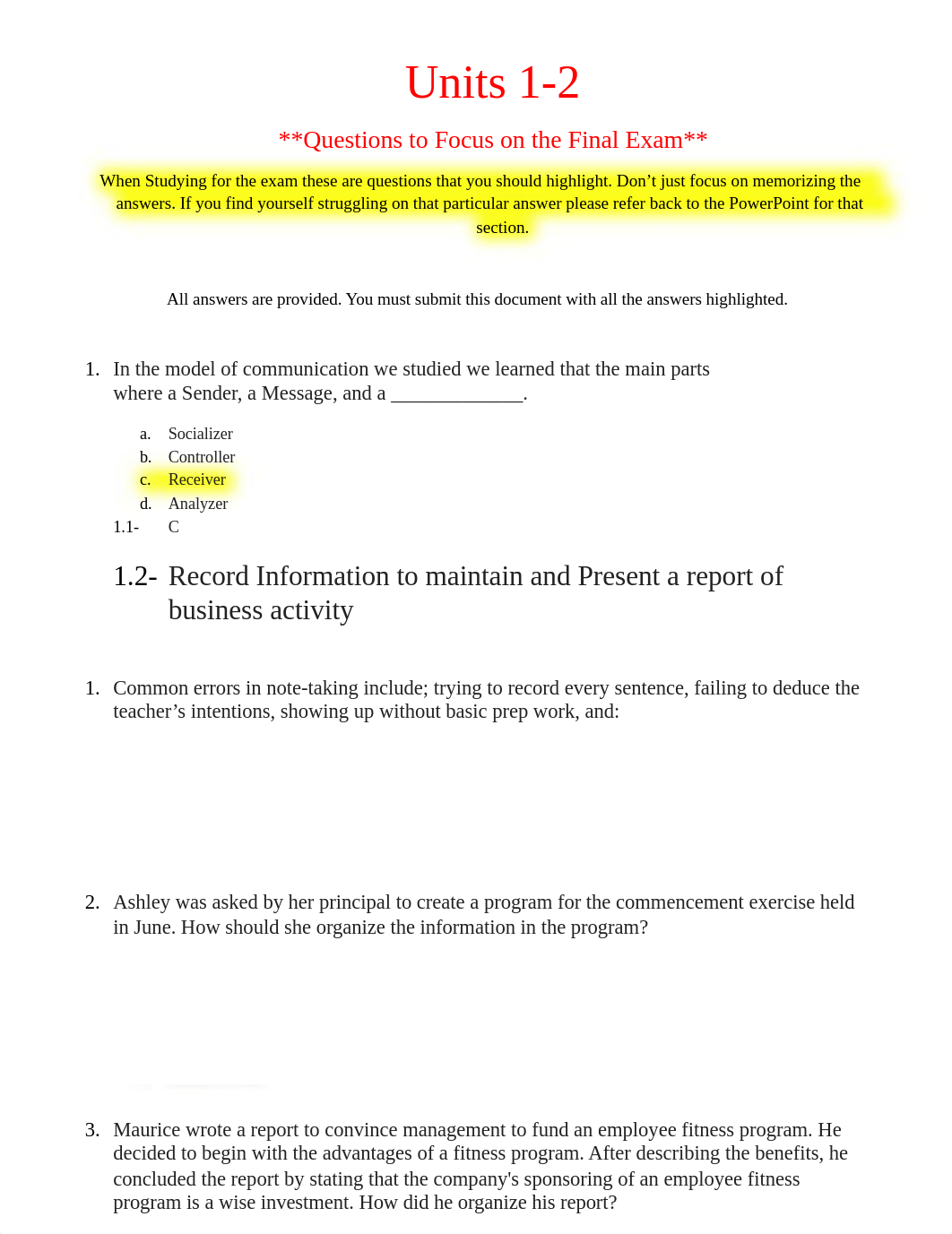 Unit 1-2 Focused Questions Review .docx_din2dr9nl1o_page1